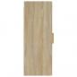 Preview: Wandschrank Sonoma-Eiche 34,5x34x90 cm Holzwerkstoff