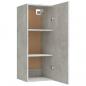 Preview: Wandschrank Betongrau 34,5x34x90 cm Holzwerkstoff