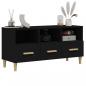 Preview: TV-Schrank Schwarz 102x36x50 cm Holzwerkstoff