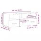 Preview: TV-Schrank Schwarz 102x36x50 cm Holzwerkstoff