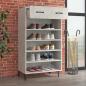 Preview: Schuhschrank Betongrau 60x35x105 cm Holzwerkstoff