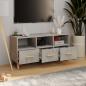 Preview: TV-Schrank Betongrau 102x36x50 cm Holzwerkstoff