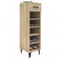 Preview: Schuhschrank Sonoma-Eiche 30x35x105 cm Holzwerkstoff