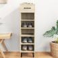 Preview: Schuhschrank Sonoma-Eiche 30x35x105 cm Holzwerkstoff