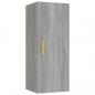 Preview: Wandschrank Grau Sonoma 34,5x34x90 cm Holzwerkstoff