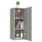 Preview: Wandschrank Grau Sonoma 34,5x34x90 cm Holzwerkstoff