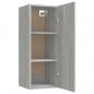 Preview: Wandschrank Grau Sonoma 34,5x34x90 cm Holzwerkstoff