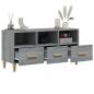 Preview: TV-Schrank Grau Sonoma 102x36x50 cm Holzwerkstoff