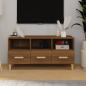 Preview: ARDEBO.de - TV-Schrank Braun Eichen-Optik 102x36x50 cm Holzwerkstoff