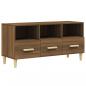 Preview: TV-Schrank Braun Eichen-Optik 102x36x50 cm Holzwerkstoff