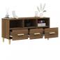 Preview: TV-Schrank Braun Eichen-Optik 102x36x50 cm Holzwerkstoff