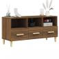 Preview: TV-Schrank Braun Eichen-Optik 102x36x50 cm Holzwerkstoff