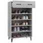 Preview: Schuhschrank Grau Sonoma 60x35x105 cm Holzwerkstoff