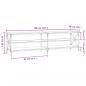 Preview: TV-Schrank Grau Sonoma 180x40x50 cm Holzwerkstoff