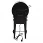 Preview: Pelletgrill Schwarz 94 cm Eisen