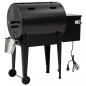 Preview: Pelletgrill Schwarz 94 cm Eisen