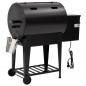 Preview: Pelletgrill mit Ablage Schwarz 94 cm Eisen