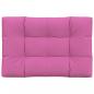 Preview: Palettenkissen Rosa 120x80x12 cm Stoff