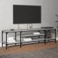 Preview: TV-Schrank Grau Sonoma 161x35x45 cm Holzwerkstoff & Eisen