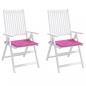 Preview: Gartenstuhl-Kissen 2 Stk. Rosa 50x50x3 cm Stoff