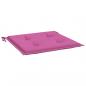 Preview: Gartenstuhl-Kissen 2 Stk. Rosa 50x50x3 cm Stoff