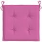 Preview: Gartenstuhl-Kissen 2 Stk. Rosa 50x50x3 cm Stoff