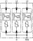 Preview: Dehn + Söhne DG M TNC 275 Überspannungsableiter Typ 2 DEHNguard M 3-polig für TN-C-Systeme
