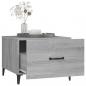 Preview: Couchtische mit Metallbeinen 2 Stk. Grau Sonoma 50x50x40 cm