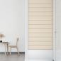 Preview: Wandpaneele 12 Stk. Creme 90x15 cm Samt 1,62 m²