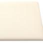 Preview: Wandpaneele 12 Stk. Creme 90x15 cm Samt 1,62 m²