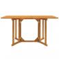 Preview: Garten-Klapptisch Butterfly 150x90x75 cm Massivholz Teak