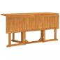 Preview: Garten-Klapptisch Butterfly 150x90x75 cm Massivholz Teak