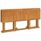 Preview: Garten-Klapptisch Butterfly 150x90x75 cm Massivholz Teak