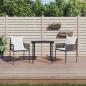 Preview: ARDEBO.de - Gartenstühle mit Kissen 2 Stk. Braun 54x61x83 cm Poly Rattan