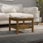 Preview: ARDEBO.de - Couchtisch Honigbraun 55x55x40 cm Massivholz Kiefer