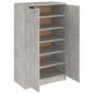 Preview: Schuhschrank Betongrau 59x35x100 cm Holzwerkstoff