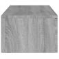 Preview: Wandschrank Grau Sonoma 102x30x20 cm Holzwerkstoff