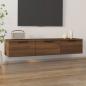 Preview: Wandschrank Braun Eichen-Optik 102x30x20 cm Holzwerkstoff