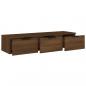 Preview: Wandschrank Braun Eichen-Optik 102x30x20 cm Holzwerkstoff