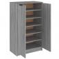 Preview: Schuhschrank Grau Sonoma 59x35x100 cm Holzwerkstoff