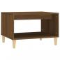 Preview: Couchtisch Braun Eichen-Optik 60x50x40 cm Holzwerkstoff