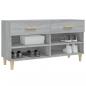 Preview: Schuhschrank Grau Sonoma 102x35x55 cm Holzwerkstoff