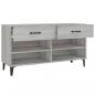 Preview: Schuhschrank Grau Sonoma 102x35x55 cm Holzwerkstoff