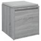 Preview: Schubladenbox Grau Sonoma 40,5x40x40 cm Holzwerkstoff