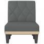 Preview: Chaiselongue Dunkelgrau Stoff