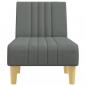 Preview: Chaiselongue Dunkelgrau Stoff