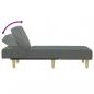 Preview: Chaiselongue Dunkelgrau Stoff