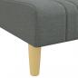 Preview: Chaiselongue Dunkelgrau Stoff