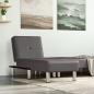 Preview: ARDEBO.de - Chaiselongue Grau Kunstleder