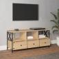 Preview: TV-Schrank Sonoma Eiche 102x33x45 cm Holzwerkstoff & Eisen